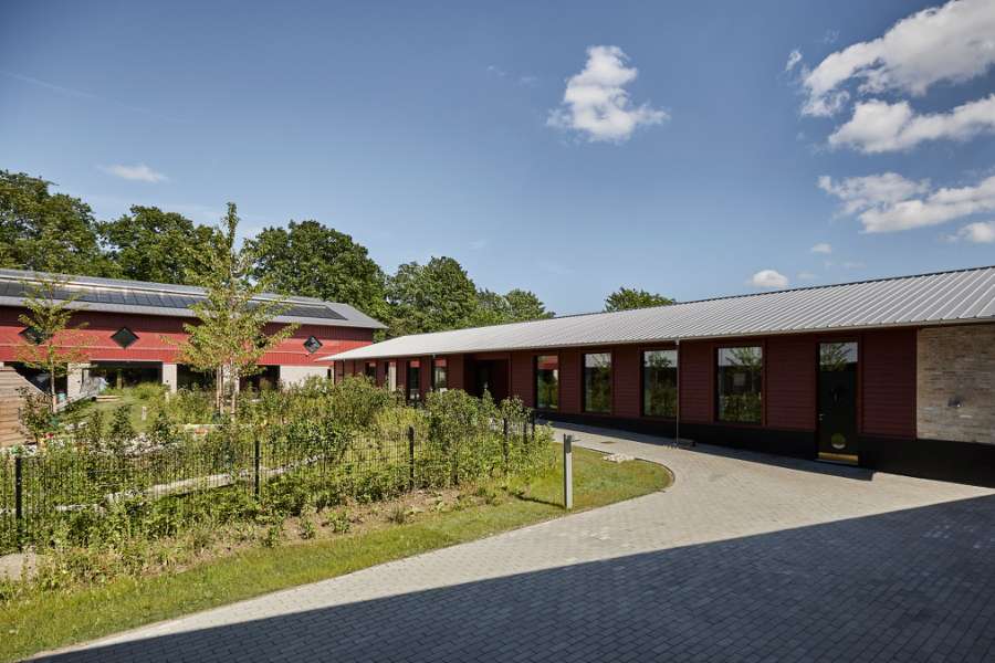 Denmark’s first CO2-neutral kindergarten clad in steel profiles, Børnehuset Grønnegården, Transformervej 3, 2860 Søborg